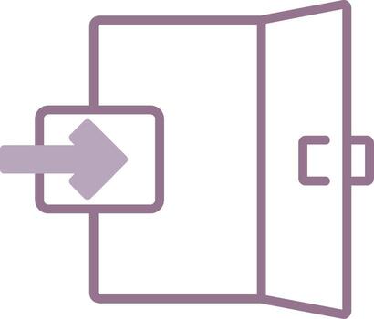 emergencia salida pulcro marco Insignia vector