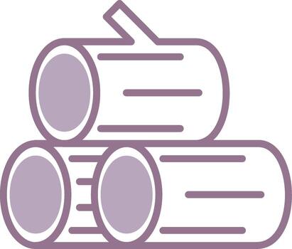 Log Innovative Frame Symbol vector