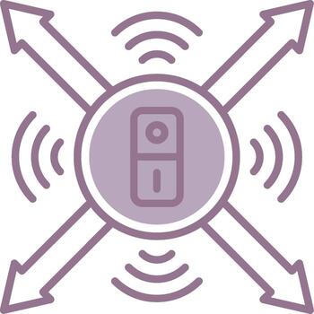 Accelerometer Sensor Subtle Sketch Pattern vector