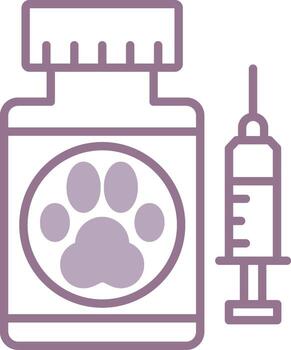 Veterinary Subtle Sketch Pattern vector