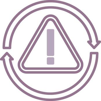 Reboot Smooth Outline Token vector