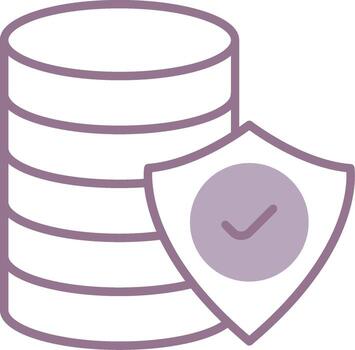 Data Security Futuristic Grid Block vector