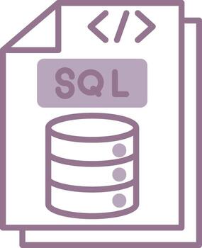 Sql Future Sketch Badge vector