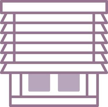 Blinds Digital Frame Token vector