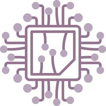 Digital Fresh Outline Block vector