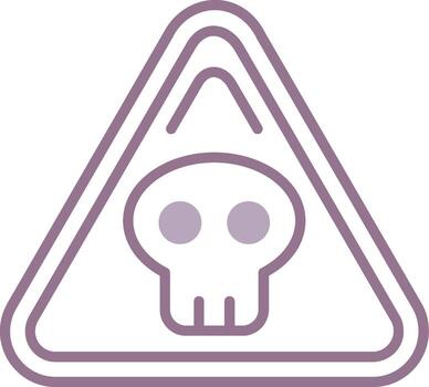 Danger Minimal Stroke Object vector