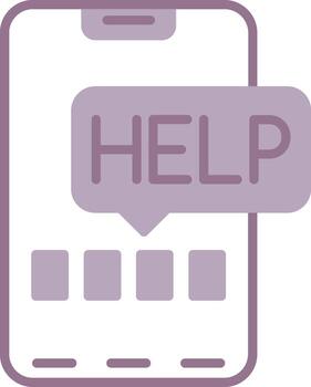 Help Compact Web Piece vector