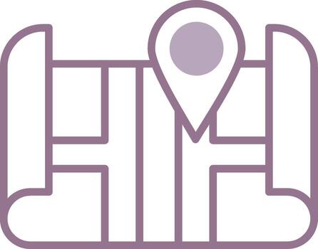 Map Shadowed Web Token vector