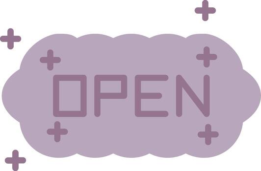 Open Fresh Outline Block vector