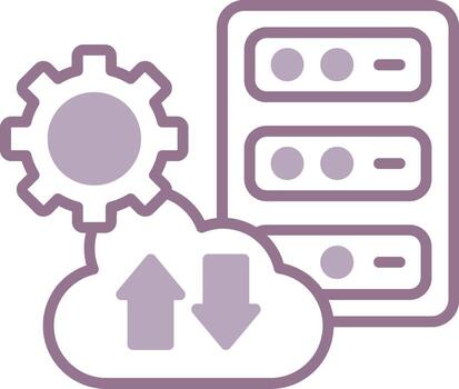 Data Migration Elegant UX Element vector