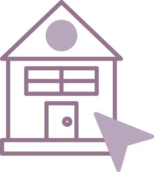 Home Shadowed App Object vector