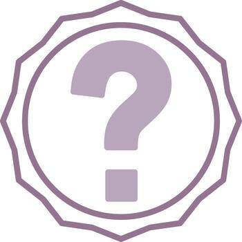 Question Futuristic Grid Block vector