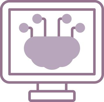 Artificial Intelligence Core Frame Pattern vector