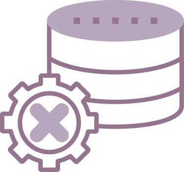 Database Iconic Web Pattern vector