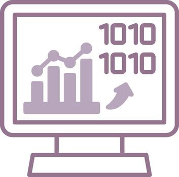 binario codigos elegante web simbólico vector