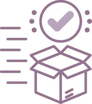 Delivery Box Core Frame Pattern vector