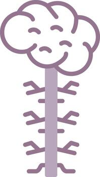 Nervous System Balanced Visual Mark vector