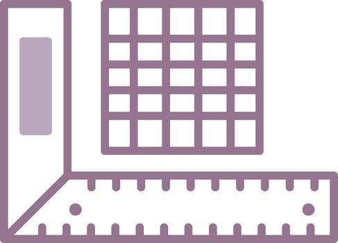 Ruler Compact Shape Module vector