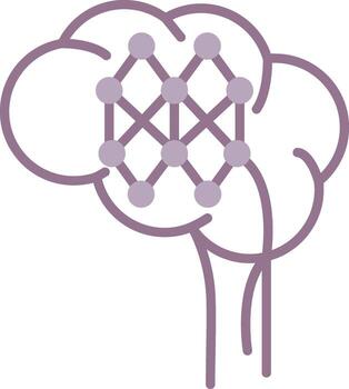 Neural Circuit Stylish App Object vector