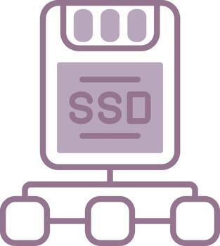 ssd disco agudo módulo vector