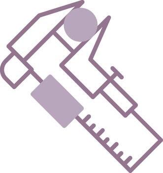 Caliper Concept Grid Mark vector