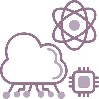 nube negrita marco simbólico vector