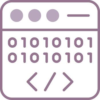 programación negrita carrera Insignia vector