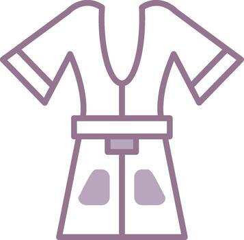 Robe Iconic Web Pattern vector