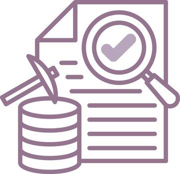 texto minería Fresco contorno bloquear vector