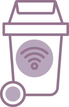 inteligente basura pulcro diseño módulo vector