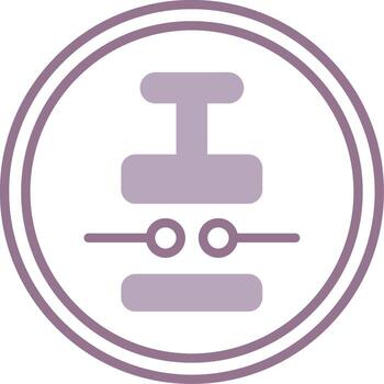 Push Button Stylish Web Token vector