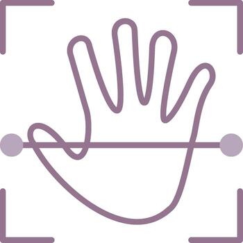 Scanning Device Neon Visual Token vector