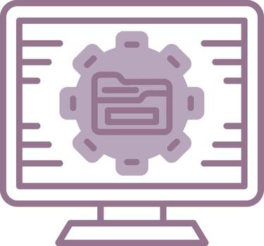 Digital Right Management Streamline Sketch Token vector