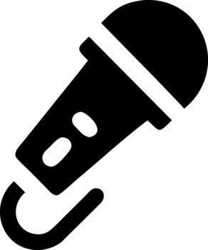 micrófono icono diseño para presentación vector