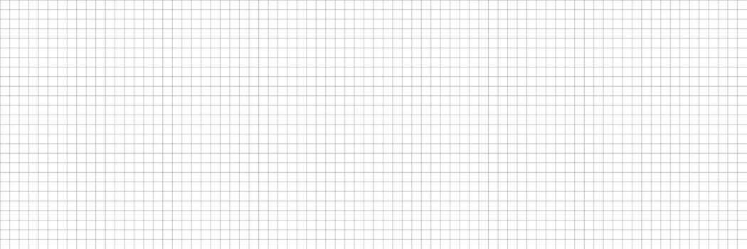 Mathematics grid pattern, white squared empty paper, minimal school worksheet, seamless notebook vector