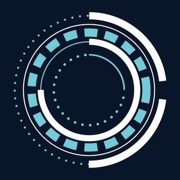 Futuristic Technology Interface 2 vector