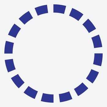 minimalista circular cargando icono vector