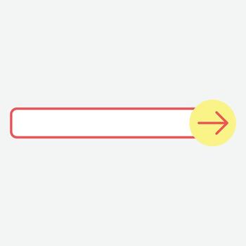 minimalista flecha botón interfaz vector