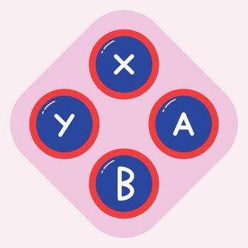 Gaming Controller Buttons vector