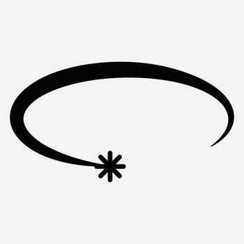 Abstract Swirl Design Element vector