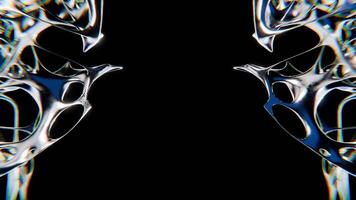 design av digital kromtyp trogen y2k looping design element bakgrund video