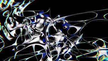 Design of Artistic chrometype futuristic y2k looping design element Background video