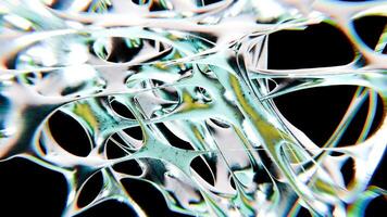 design av lysande kromtyp trogen y2k looping design element bakgrund video