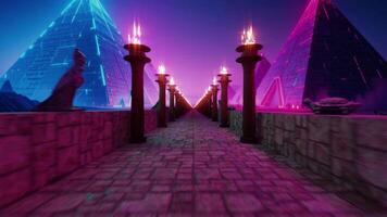 gyllene partikel Vinka rörelse grafik bakgrund video