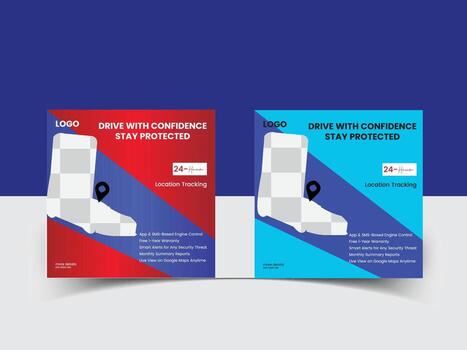 Car tracking app on mobile phone,online service on mobile application. vector