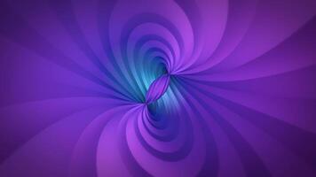 Abstract art background with purple blue patterns, soft gradient stripes and hypnotic motion effect. Psychedelic animation with smooth morphing of three dimensional space. Seamless VJ loop , 4K 60fps video