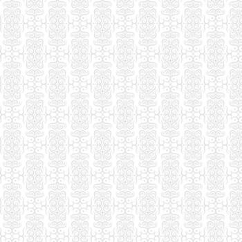 delicado ligero gris florido remolinos sin costura repitiendo modelo antecedentes textura vector