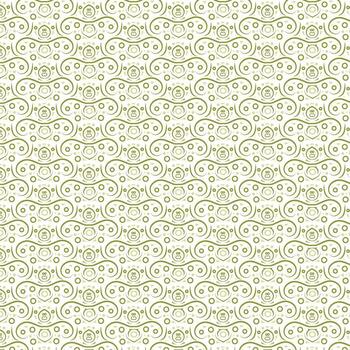 florido dibujado a mano decorativo circular modelo antecedentes elemento para textil diseño vector