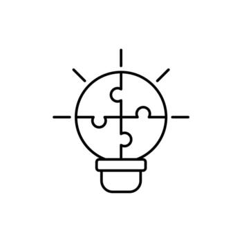 icono un problema resolviendo, aislado en contra un limpiar antecedentes. vector