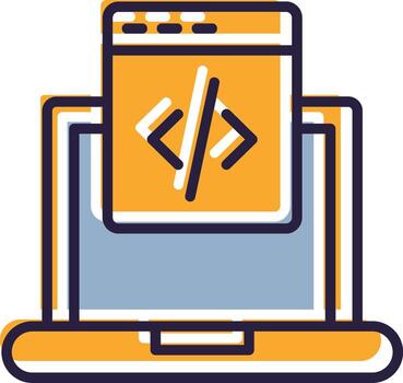web desarrollo ilustración codificación programación sitio web desarrollo vector